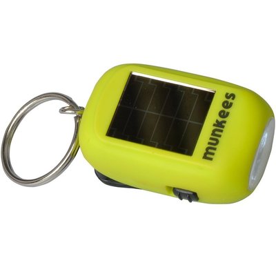 Munkees 1101 брелок-ліхтарик Mini Solar-Dynamo Flashlight green