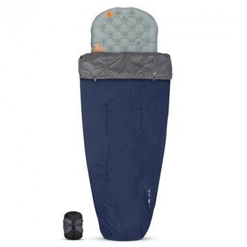 Спальний мішок-квілт Sea to Summit Glow Gw1 Quilt Dark Sapphire/Grey Long 198см