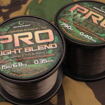Волосінь коропова Gardner PRO CARP, 0,30 мм, 5,4 кг, 12Ib, 1320 м, зелений (XPC12G)