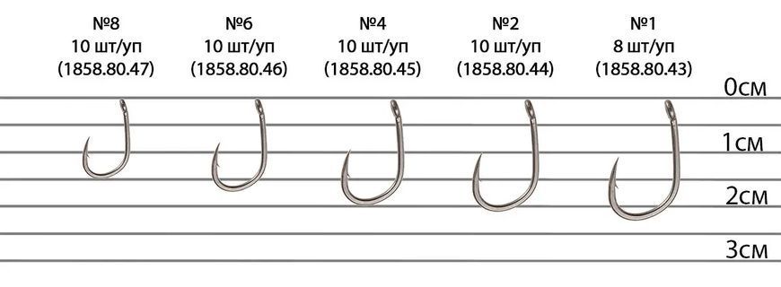 Крючок Brain Sting Classic Wide Gape #4 (10 шт/уп)
