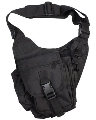 Сумка на плече KOMBAT UK Tactical Shoulder Bag 7л Чорний