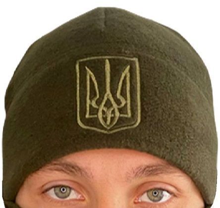 Шапка флісова герб Ranger олива 55-57 (RA8953)