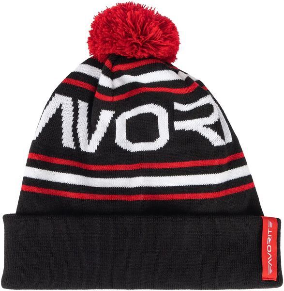 Шапка Favorite Pompon Hat 56 ц:black white logo, 56