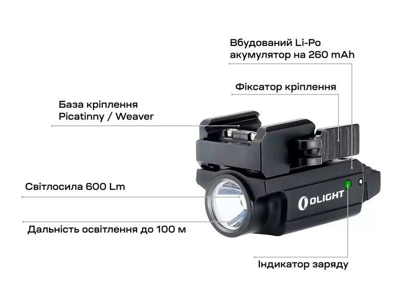 Ліхтар Olight PL-Mini 2 Valkyrie Black
