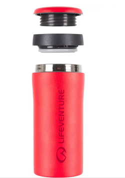 Lifeventure кружка Thermal Mug red matt