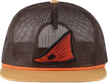 Кепка Grundens Tailing Red Mesh Trucker One size Dark Brown/Whiskey, One size