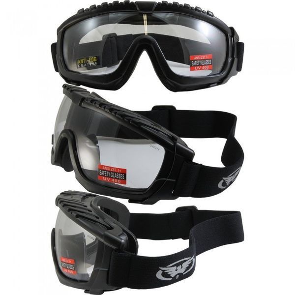 Очки защитные с уплотнителем Global Vision Ballistech-1 (clear) Anti-Fog, прозрачные