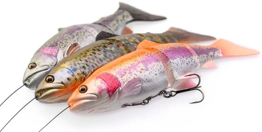 Силикон Savage Gear 4D Line Thru Trout MS 200mm 98.0g #03 Dark Brown Trout