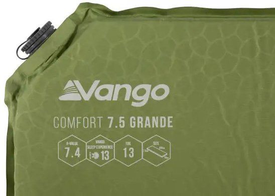 Килимок самонадувний Vango Comfort 7.5 Grande Herbal (SMQCOMFORH09M1K)
