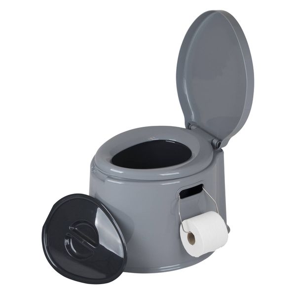 Біотуалет Bo-Camp Portable Toilet 7 Liters Grey (5502800), Сірий