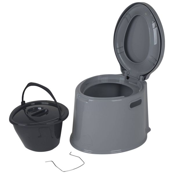 Біотуалет Bo-Camp Portable Toilet 7 Liters Grey (5502800), Сірий