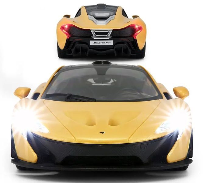 Машинка Rastar McLaren P1 на радиоуправлении. 1:14. Желтый