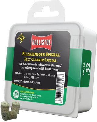 Патч для чистки Ballistol войлочный специальный 8мм 60шт/уп