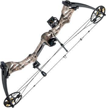 Лук Man Kung NCB75 Fossil KIT Блочный ц:black/green