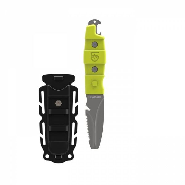 GA 62065 Akua Rescue&Dive Knife Blunt Tip green нож (Gear Aid)