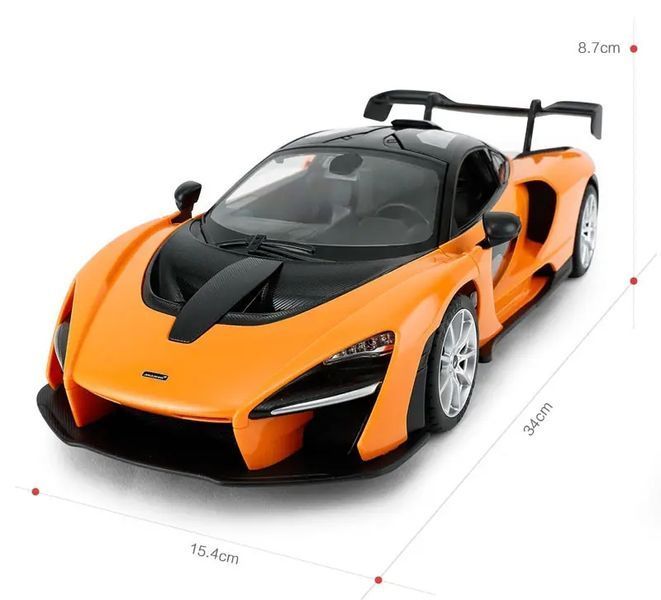 Машинка Rastar McLaren Senna на радиоуправлении. 1:14. Оранжевый