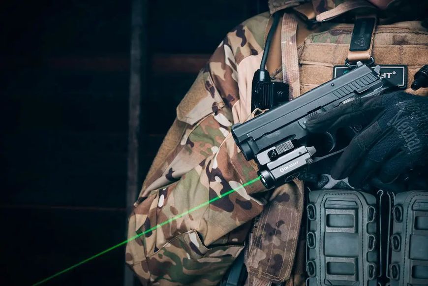 Фонарь Olight Baldr S, green laser, ц:black