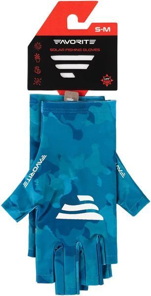 Рукавички Favorite Solar Fishing Gloves 5 Cut L/XL к:blue, L/XL