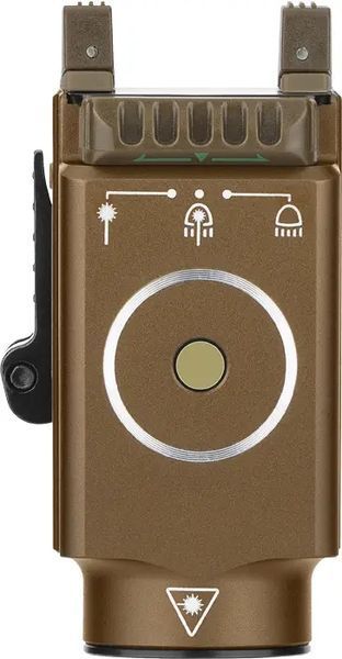 Фонарь Olight Baldr S, green laser, ц:desert tan