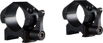 Кільця швидкознімні Hawke Precision Steel 25.4мм Low Weaver/Picatinny 39860090 фото