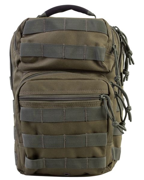 Рюкзак тактический однолямочный KOMBAT UK Mini Molle Recon Shoulder Bag 10л Оливковый