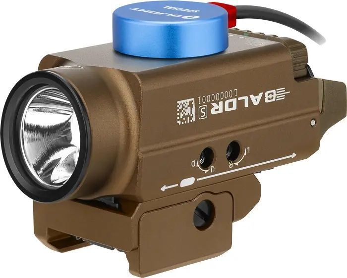 Фонарь Olight Baldr S, green laser, ц:desert tan