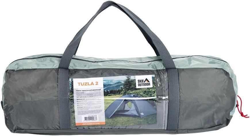 Палатка Skif Outdoor Tuzla 2, 50+140+50x220x100 cm (2-x местная) ц:green