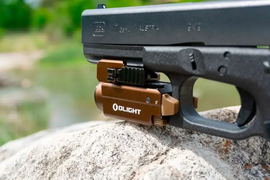 Фонарь Olight Baldr S, green laser, ц:desert tan