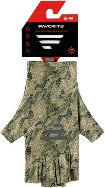 Перчатки Favorite Solar Fishing Gloves 5 Cut S/M ц:khaki, S/M