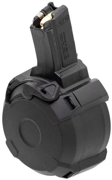Магазин Magpul PMAG D-50 FEM T94 9мм (9х19) 50 патр к:чорний