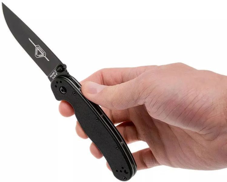 Нож Ontario Knife RAT II AUS-8 BB Black