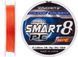 Шнур Favorite Smart PE 8x 150м (red orange) #3/0.296 mm 35lb/19kg