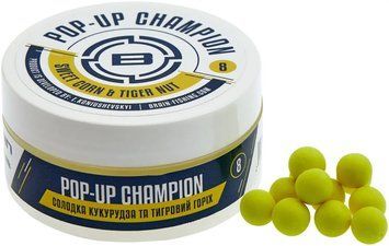 Бойли Brain Champion Pop-Up Sweet Corn & Tiger Nut (кукуруза + тигровий орех) 08mm 34g