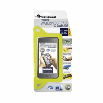 Гермочохол для телефону Sea To Summit TPU Guide W / P Case for Smartphones Lime 13 х 7см