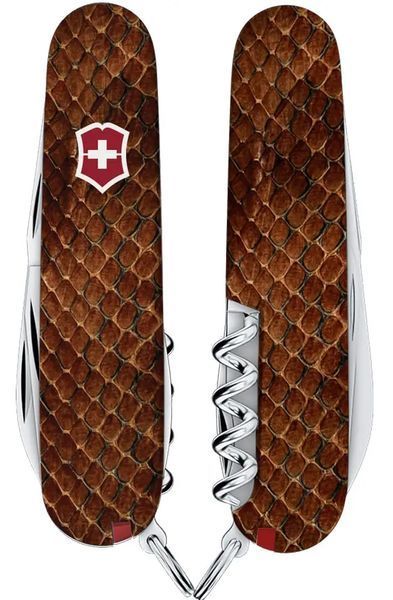 Ніж Victorinox Swiss Army Spartan Design. Шкіра кобры