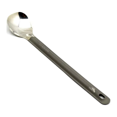 Titanium Long Handle Spoon with Polished Bowl ложка (Toaks)