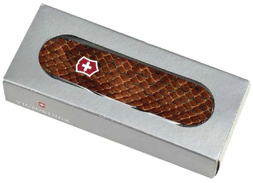 Ніж Victorinox Swiss Army Spartan Design. Шкіра кобры