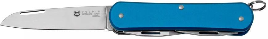 Ніж багатофункціональний Fox Vulpis Aluminium Blue. 3 інструменти