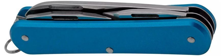 Ніж багатофункціональний Fox Vulpis Aluminium Blue. 3 інструменти