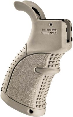 Рукоятка пистолетная FAB Defense AGR-43 прорезиненная для M4/M16/AR15 песочный, 24100068