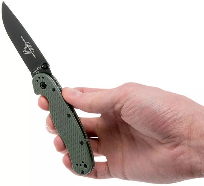 Ніж Ontario Knife RAT II Linerlock D2 к:od green