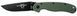 Ніж Ontario Knife RAT II Linerlock D2 к:od green 14780013 фото 1