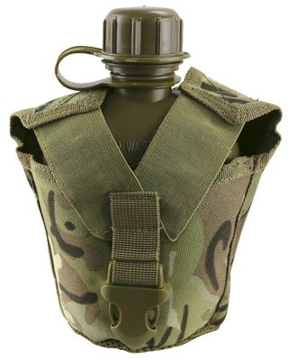 Фляга тактическая KOMBAT UK Tactical Water Bottle 950мл Мультикам