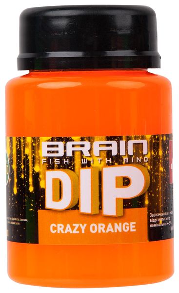 Дип для бойлов Brain F1 Crazy orange (апельсин) 100ml, 18580298