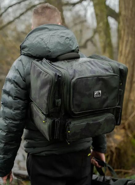 Рюкзак RidgeMonkey Ruggage Rucksack для коропових снастей 40 Green camouflage