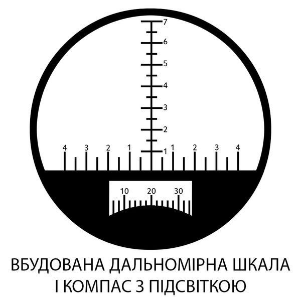 Бинокль SIGETA General 10x50 Camo floating/compass/reticle морской