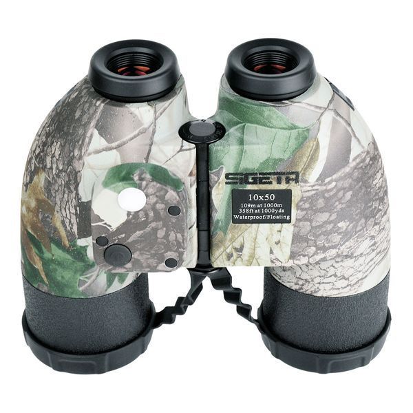 Бинокль SIGETA General 10x50 Camo floating/compass/reticle морской