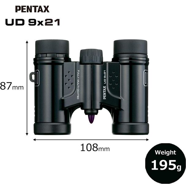 Бинокль Pentax UD 9x21 Black (61811)