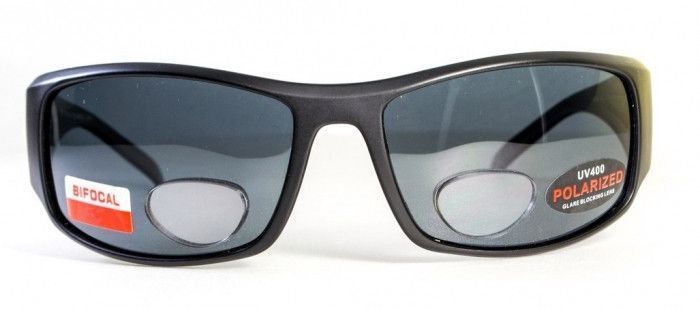Бифокальные поляризационные очки BluWater Bifocal-1 (+1.5) Polarized (gray) серые