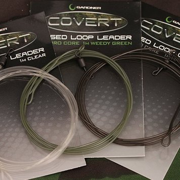 Лідер COVERT FUSED LOOP LEADERS 1m SILT * NEW *